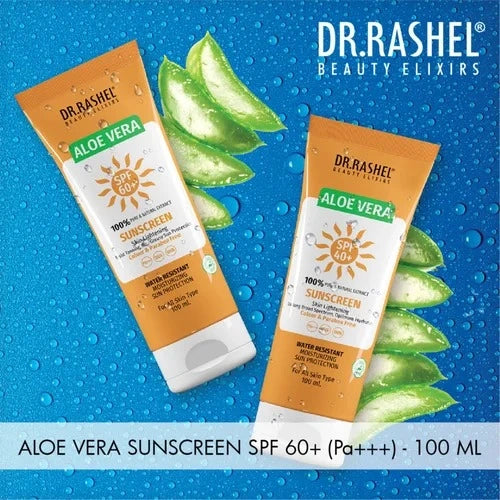 Dr. Rashel Sunblock SPF 60+ | Aloe Vera & Vitamin C Sunscreen for UVA/UVB Protection